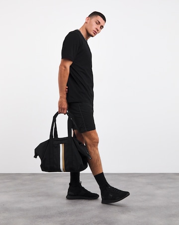 BOSS Logo Neckline Black T-shirt