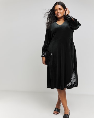 Joe Browns Starlight Velvet Midi Dress