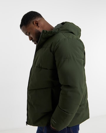 Jack & Jones Global Puffer Coat - Green