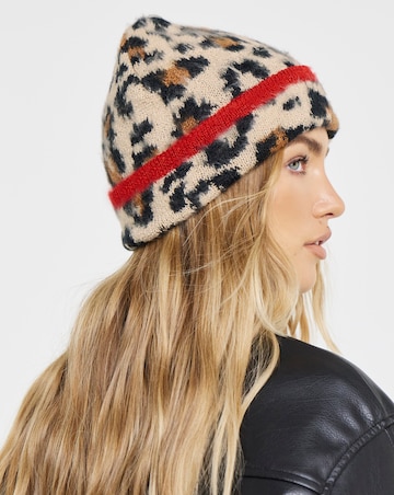 Leopard Print Beanie