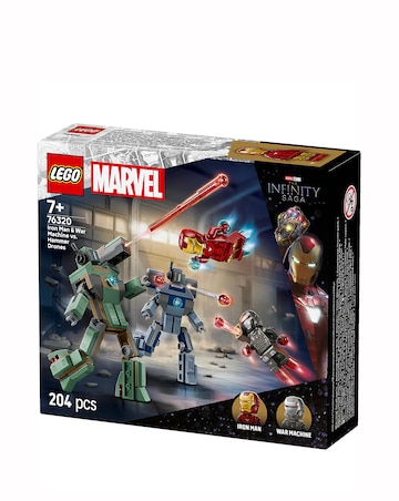 LEGO Marvel Iron Man & War Machine vs. Hammer Drones Buildable Super Hero 76320