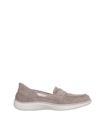 Skechers Taupe On-The-Go Flex Radiant Bonnie Slip In Loafers - Standard Fit (D)