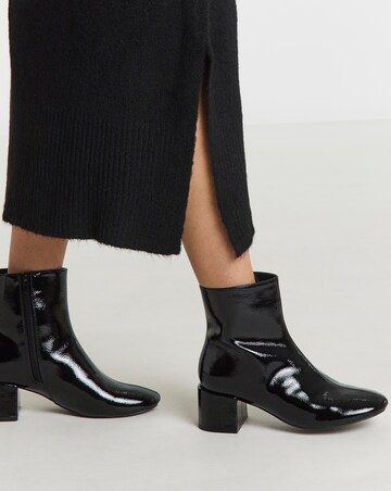 Anastasia Low Block Heel Ankle Boots - Extra Wide Fit (EEE)