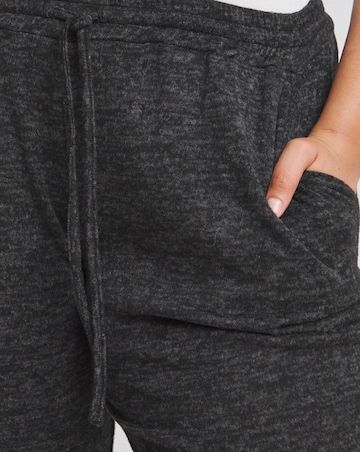Black Marl Soft Touch Joggers