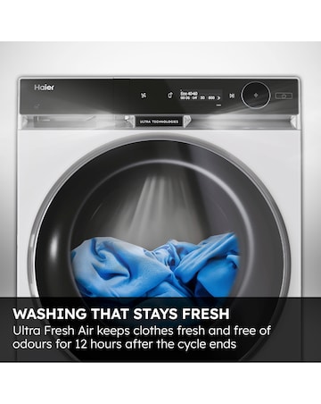 Haier X9 HW100-B14387UUK 10kg WiFi Washer 1400rpm White Install