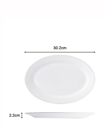 Waterside White Coupe 60 Piece Dinner Set