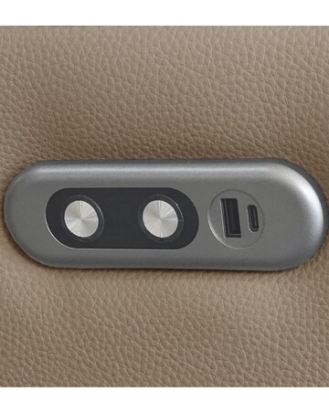 Aspire Corvan Leather Recliner 3 Seater