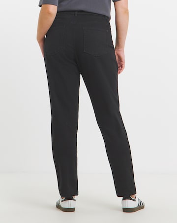 24/7 Black Wash Boyfriend Jeans