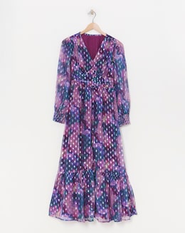 Lovedrobe Silver Detailing Midaxi Dress