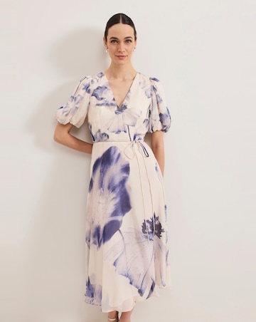 Phase Eight Lizzie Floral Midi Dress