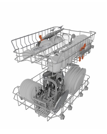 Hotpoint HP2FE10CS90WUK Slimline Dishwasher 10 Place Settings White + Install