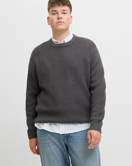 Jack &amp; Jones Global Knitted Jumper - Grey