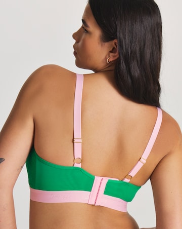 Lemonade Dolls Synergy Lace Fuller Cup Bralette (DD-G) Emerald/Pink