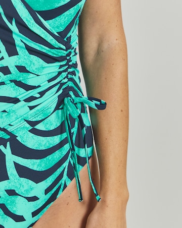 JD Williams Wrap Over Printed Swimsuit