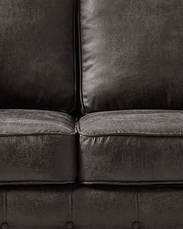 Oakland Faux Leather 3 Seater Sofa