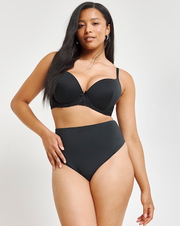Pretty Secrets (2 Pack) Moulded Plunge Bras (B-F) Black/White