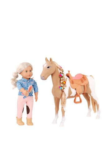 Our Generation 20in Hair Play Palomino Horse