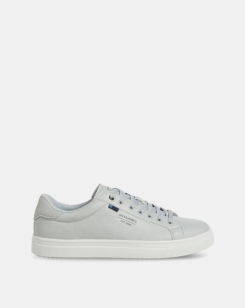 Jack & Jones Bale PU Trainer - Grey/White