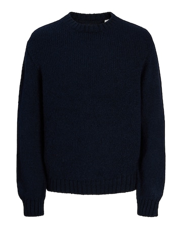Jack & Jones Carter Knit Jumper - Navy
