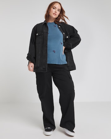 Embroidered Butterfly Tee