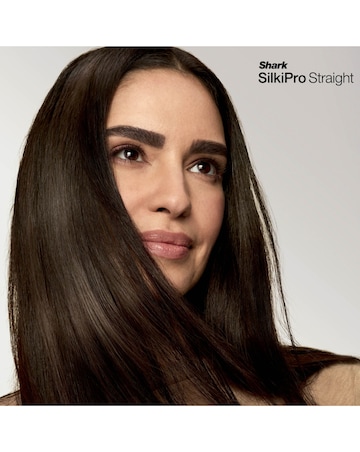 Shark SilkiPro Straight Hair Straightener + Dryer in One Tool HT401UKPU Purple