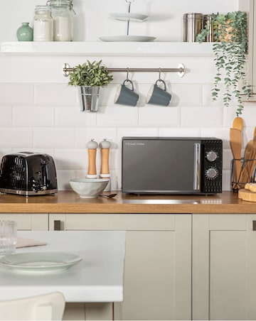 Russell Hobbs RHMM715B Honeycomb Manual Microwave - Black