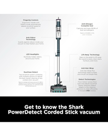 Shark PowerDetect Corded Stick Vacuum Cleaner