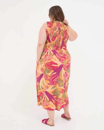 FatFace Aria Tropical Floral Midi Dress
