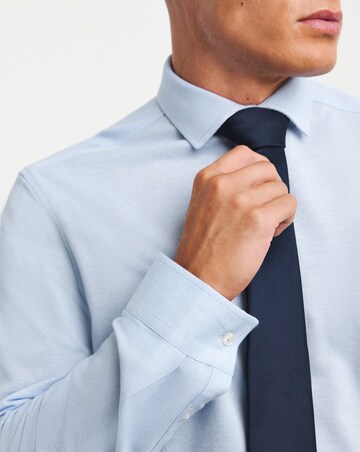 Jacamo Cutaway Collar Pique Formal Shirt