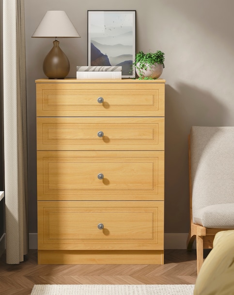 Richmond Ready Assembled 4 Drawer Chest