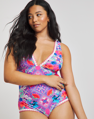 Figleaves Frida Non Wired Plunge Swimsuit