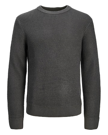 Jack & Jones Global Knitted Jumper - Grey