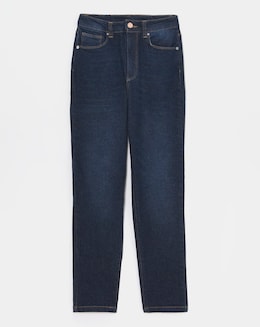 Dark Indigo Slim Mom Jeans