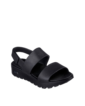 Skechers Foamies Arch Fit Day Dream Black Sandals - Standard Fit (D)