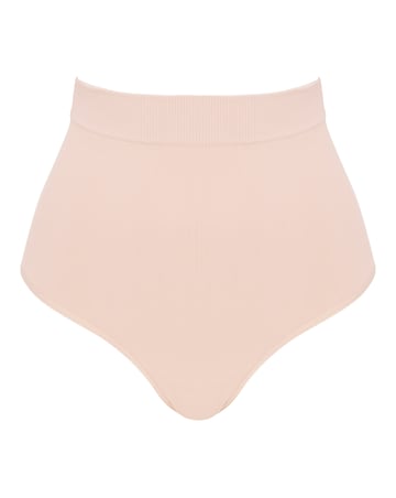 MAGISCULPT Medium Tummy Control Seamfree High Waist Brief Almond