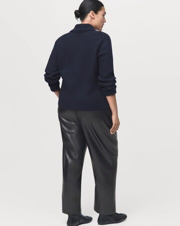 Mango Faux Leather Trousers