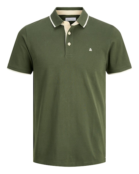 Jack & Jones Premium Paulos Tipped Polo - Green