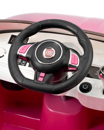 Xootz 6V Fiat 500 - Pink