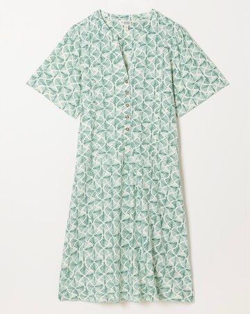 Fatface Meggie Fan Geo Jersey Dress