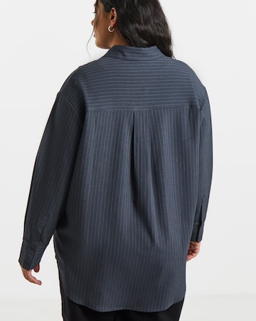 Oversized Pinstripe Shirt