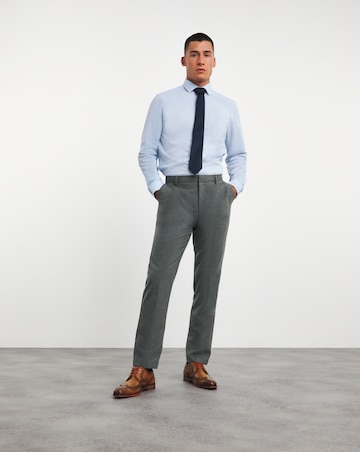 Jacamo Cutaway Collar Pique Formal Shirt