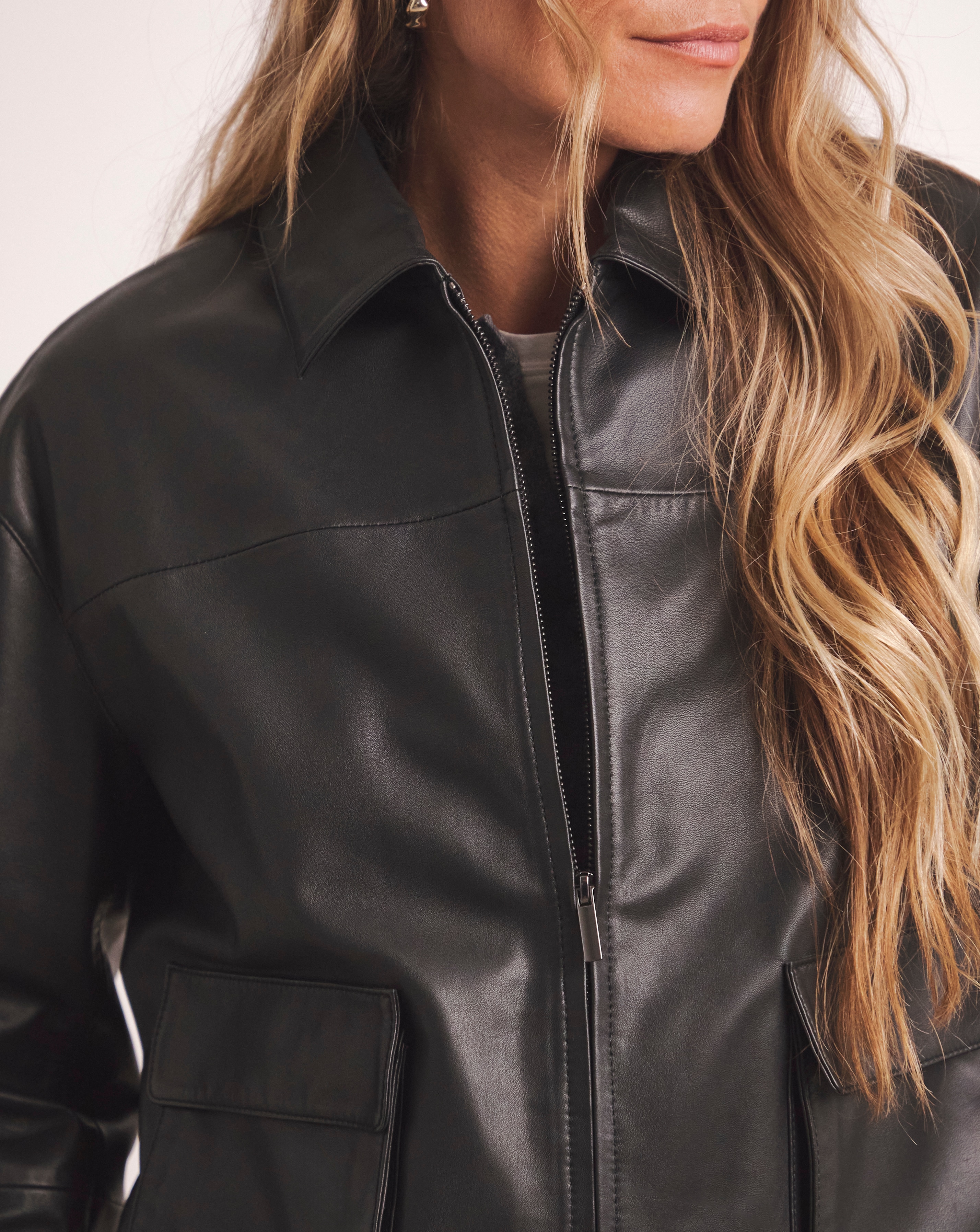 Anthology Leather Trucker Jacket | Fashion World