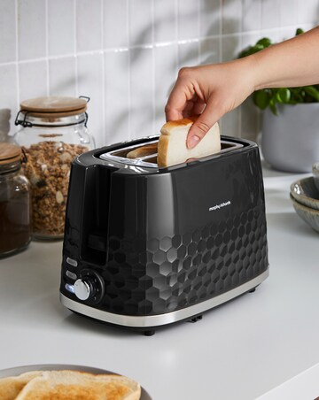 Morphy Richards 220031 Hive 2 Slice Black Toaster