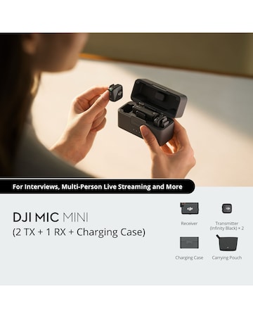 DJI Mic Mini (2 TX+1 RX+Charging Case)