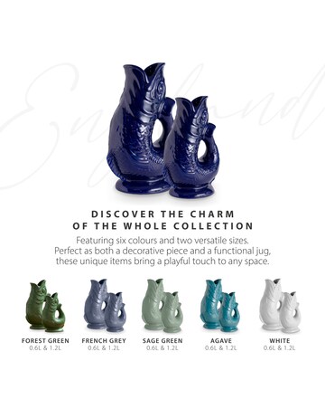 Wade Blue Fish Jug - 0.6L