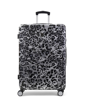 Rock Savannah Leopard Large Suitcase