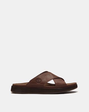 Timberland Casco Cove Slide Sandal - Dark Brown