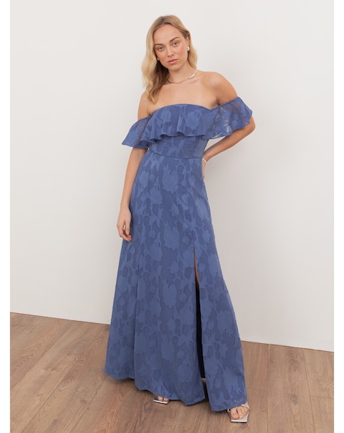 Anaya With Love Burnout Fabric Dress