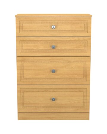 Richmond Ready Assembled 4 Drawer Chest