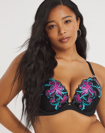 Ann Summers Flourishing Padded Plunge Wired Bra Multi
